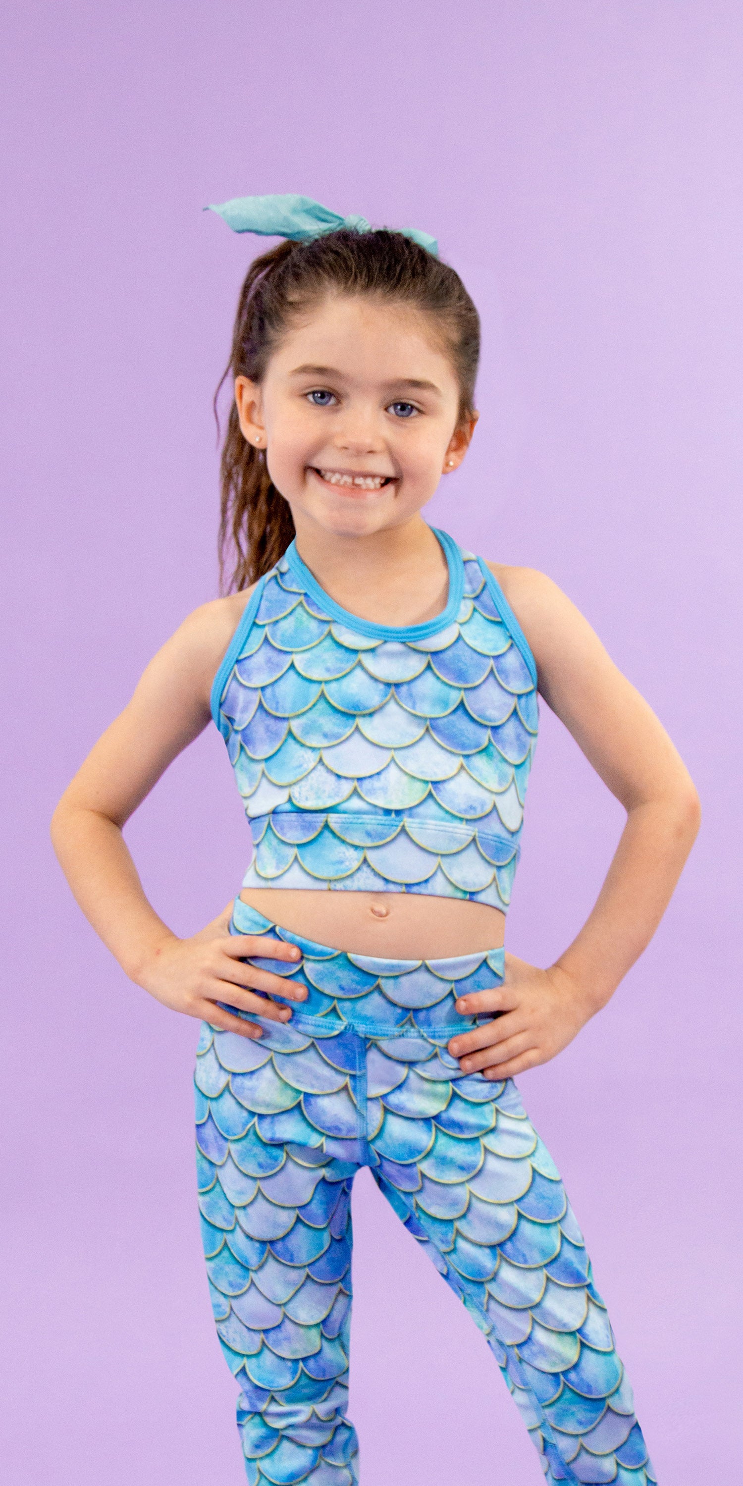 Lazuli Mermaid Kids Top Miami Fitwear