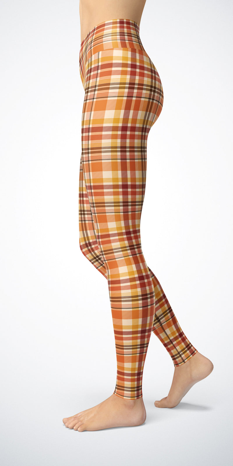 Pumpkin Plaid - Classic Legging