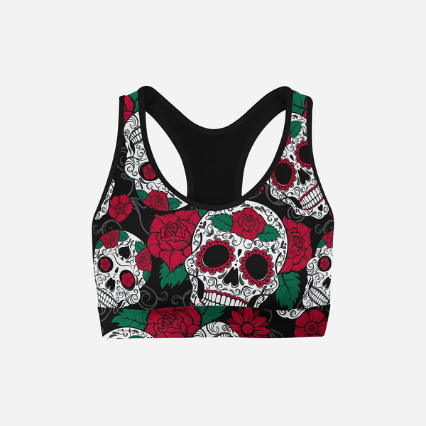 Calavera Blooms - Classic Sports Bra