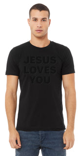 Jesus Loves You - Black Shirt