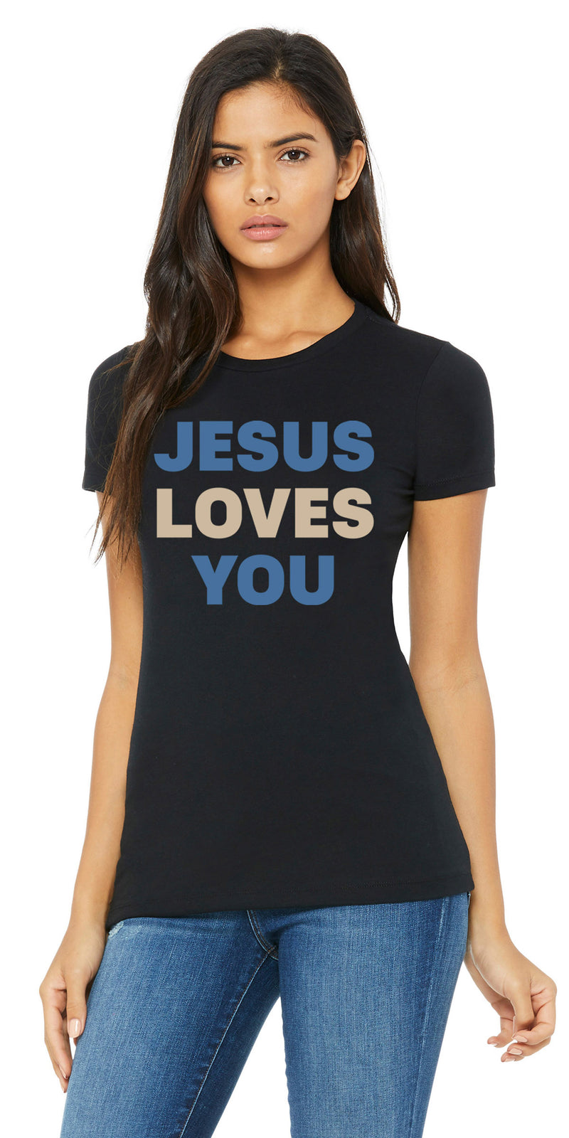 Jesus Loves You - Black Shirt