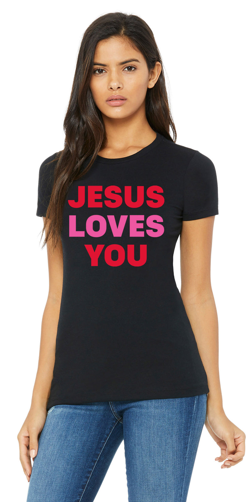 Jesus Loves You - Black Shirt