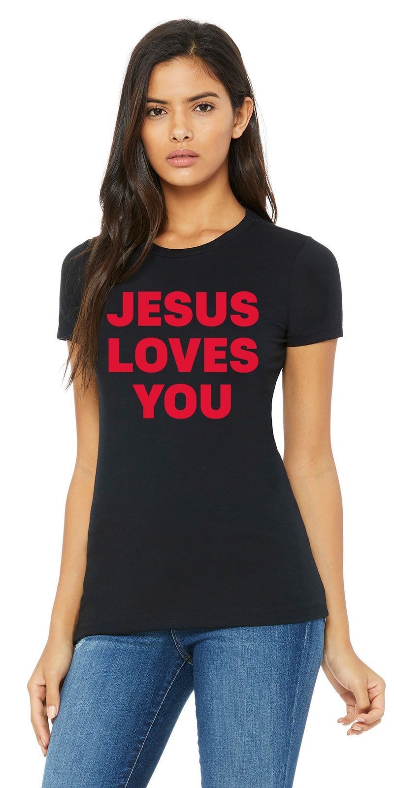 Jesus Loves You - Black Shirt