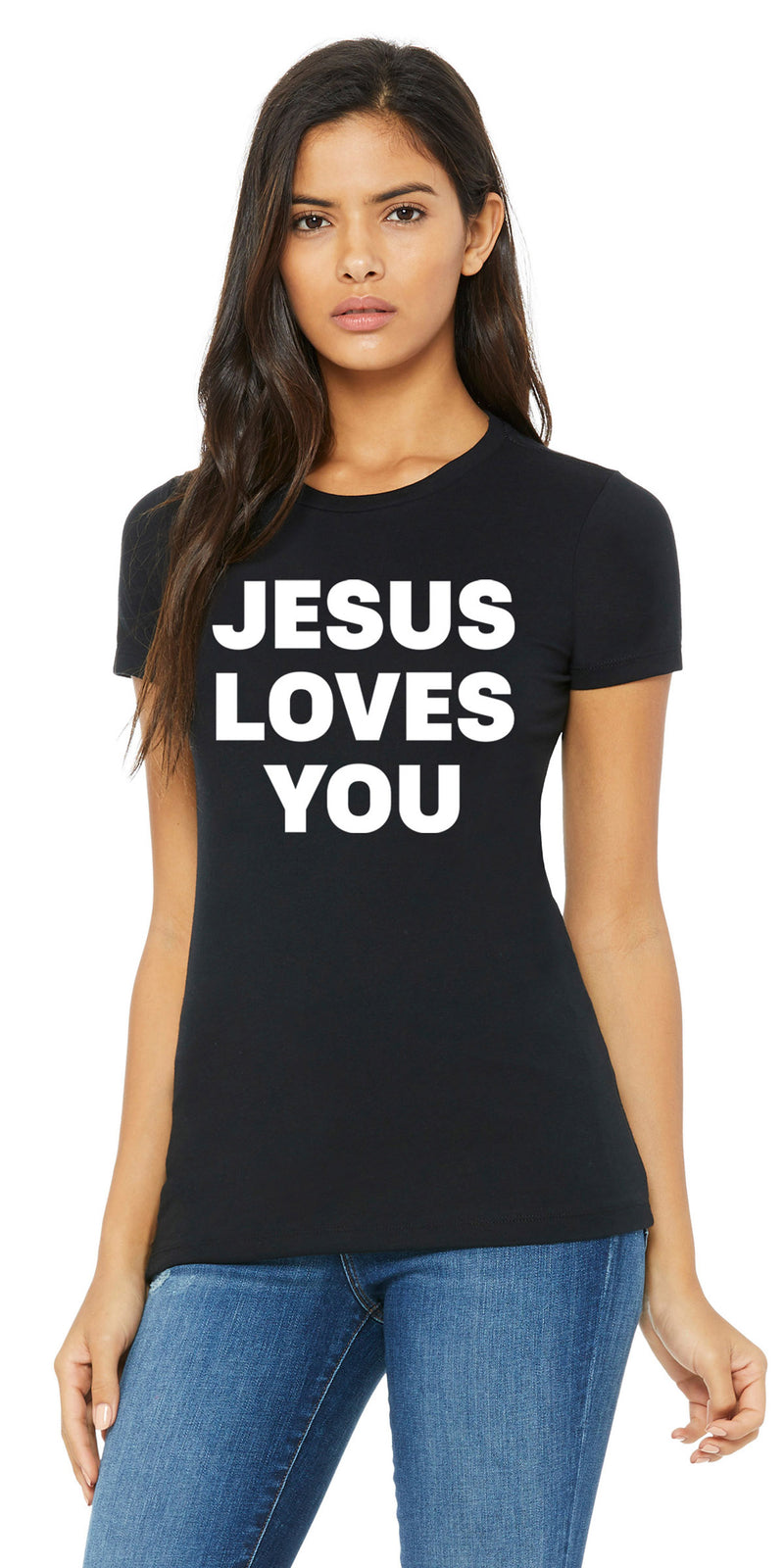 Jesus Loves You - Black Shirt