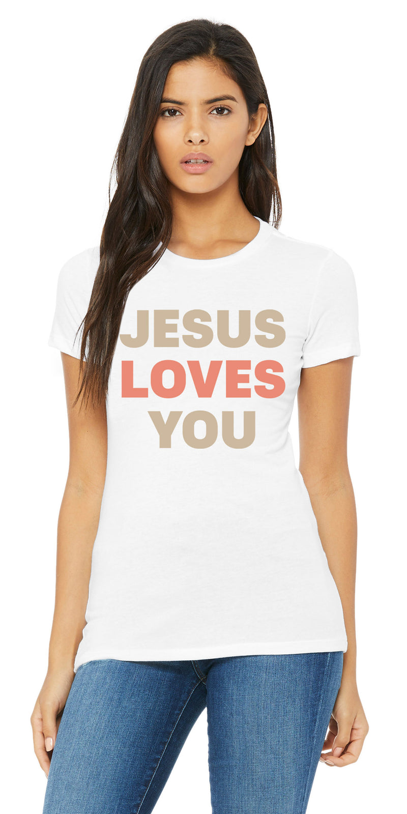 Jesus Loves You - White Shirt