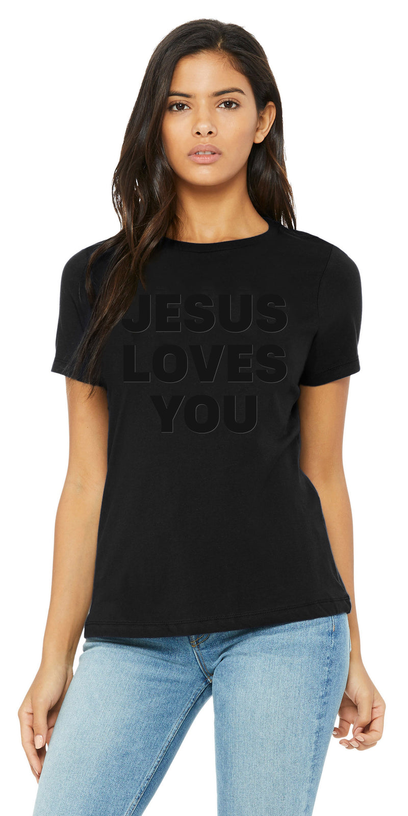 Jesus Loves You - Black Shirt