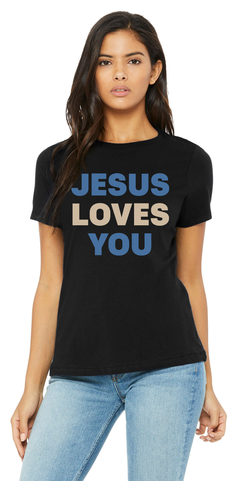 Jesus Loves You - Black Shirt