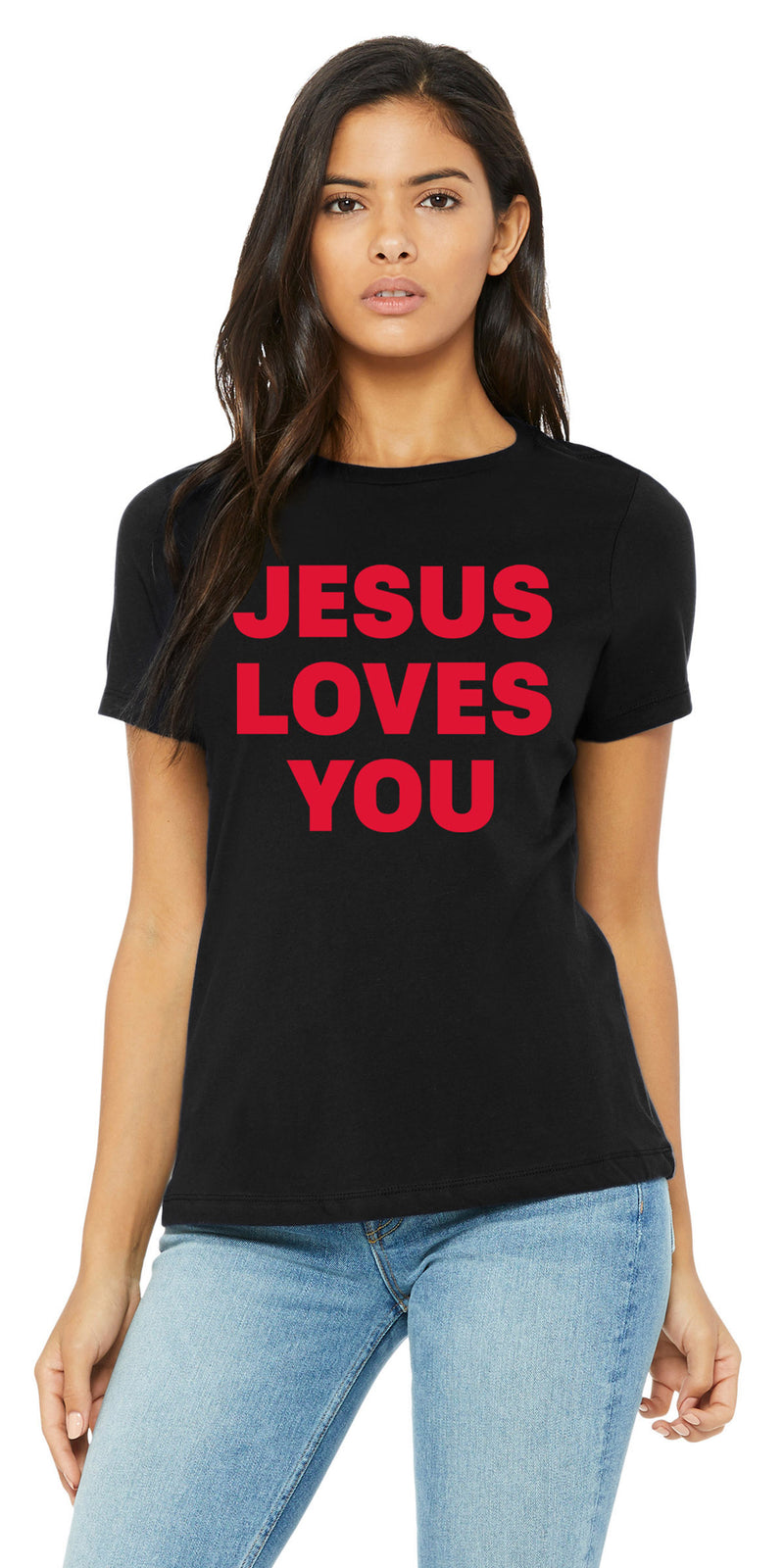 Jesus Loves You - Black Shirt