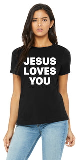 Jesus Loves You - Black Shirt