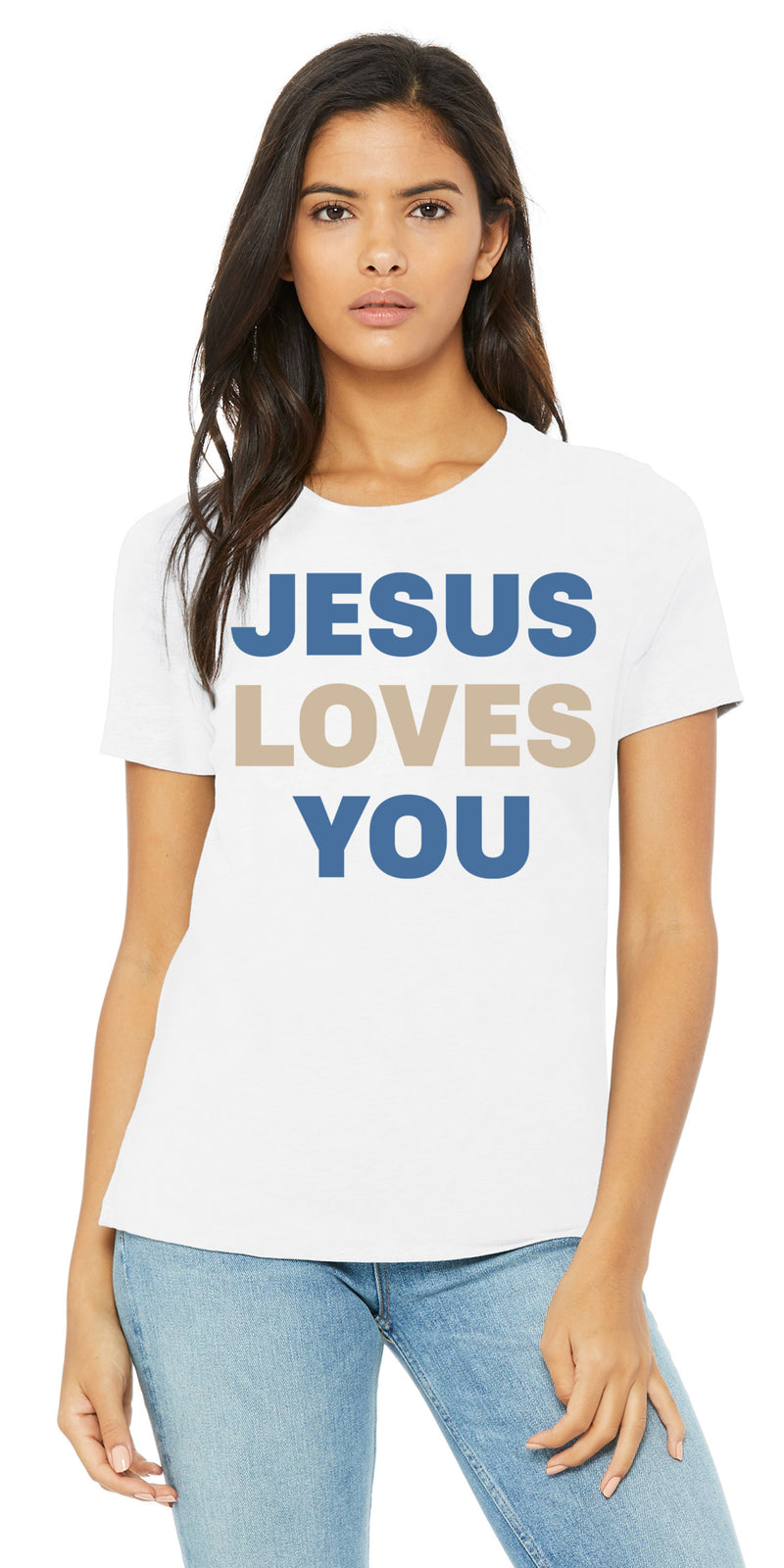 Jesus Loves You - White Shirt