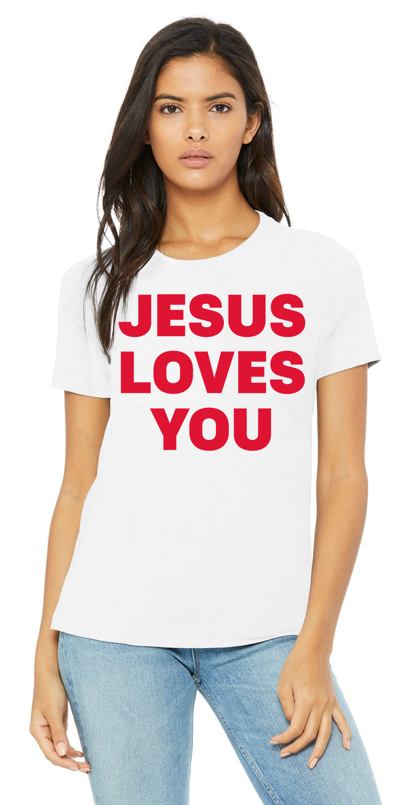 Jesus Loves You - White Shirt
