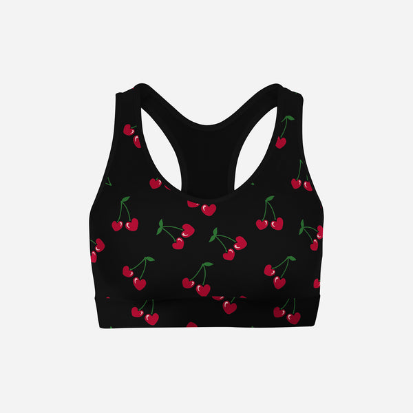 Black Cherry Sweetheart - Classic Sports Bra