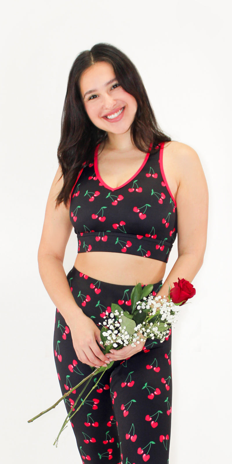 Black Cherry Sweetheart - Free Form Sports Bra [Final Sale]