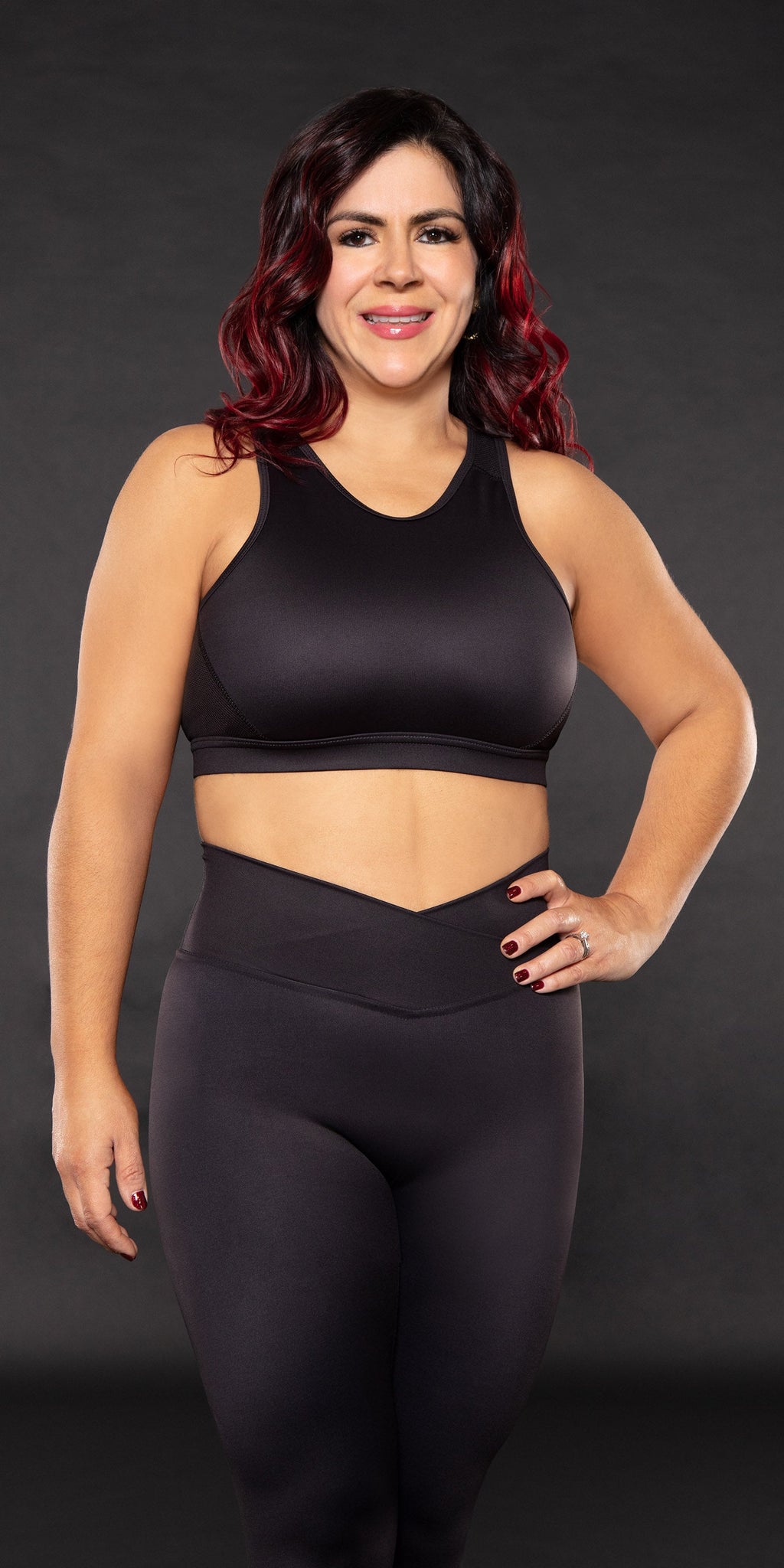 Eclipse - Angel Sports Bra  Miami Fitwear • Miami Peach Contour