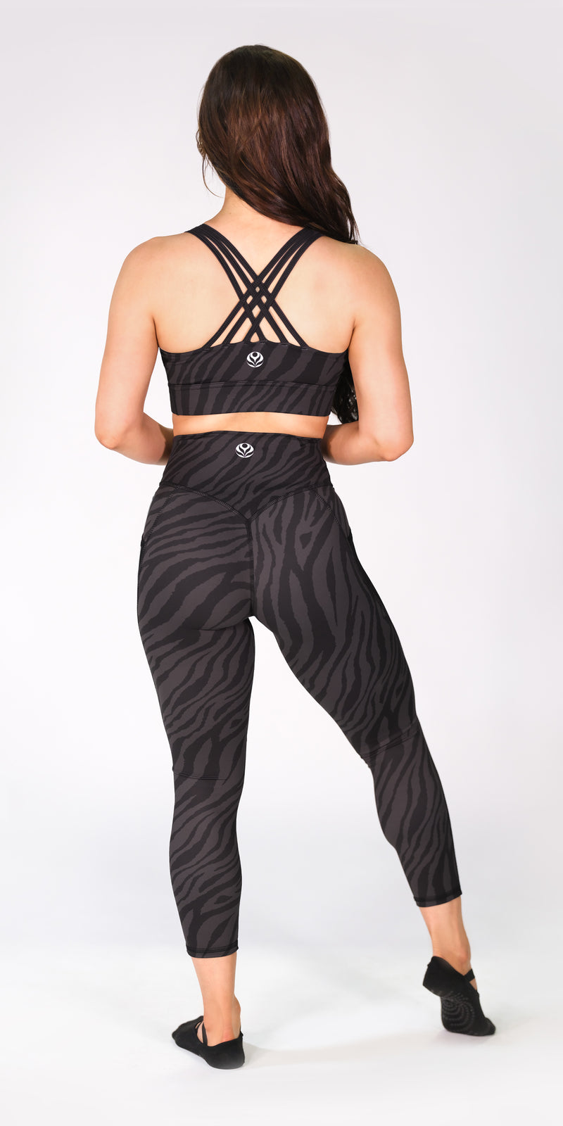 Night Zebra - Contour Pocket Legging