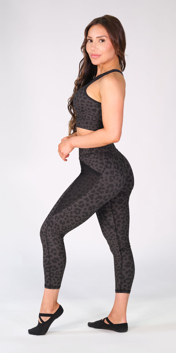 Night Leopard - Contour Pocket Legging