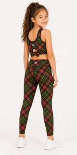 Cozy Plaid - Kids Legging