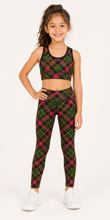 Cozy Plaid - Kids Legging