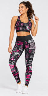Fight Like a Girl! (Breast Cancer) - Classic Legging
