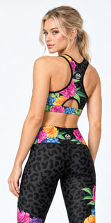 Velvet Bloom - Classic Sports Bra