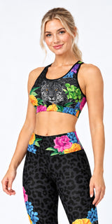 Velvet Bloom - Classic Sports Bra