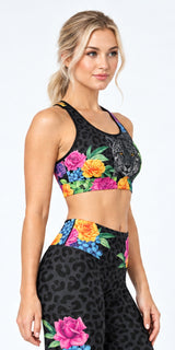 Velvet Bloom - Classic Sports Bra