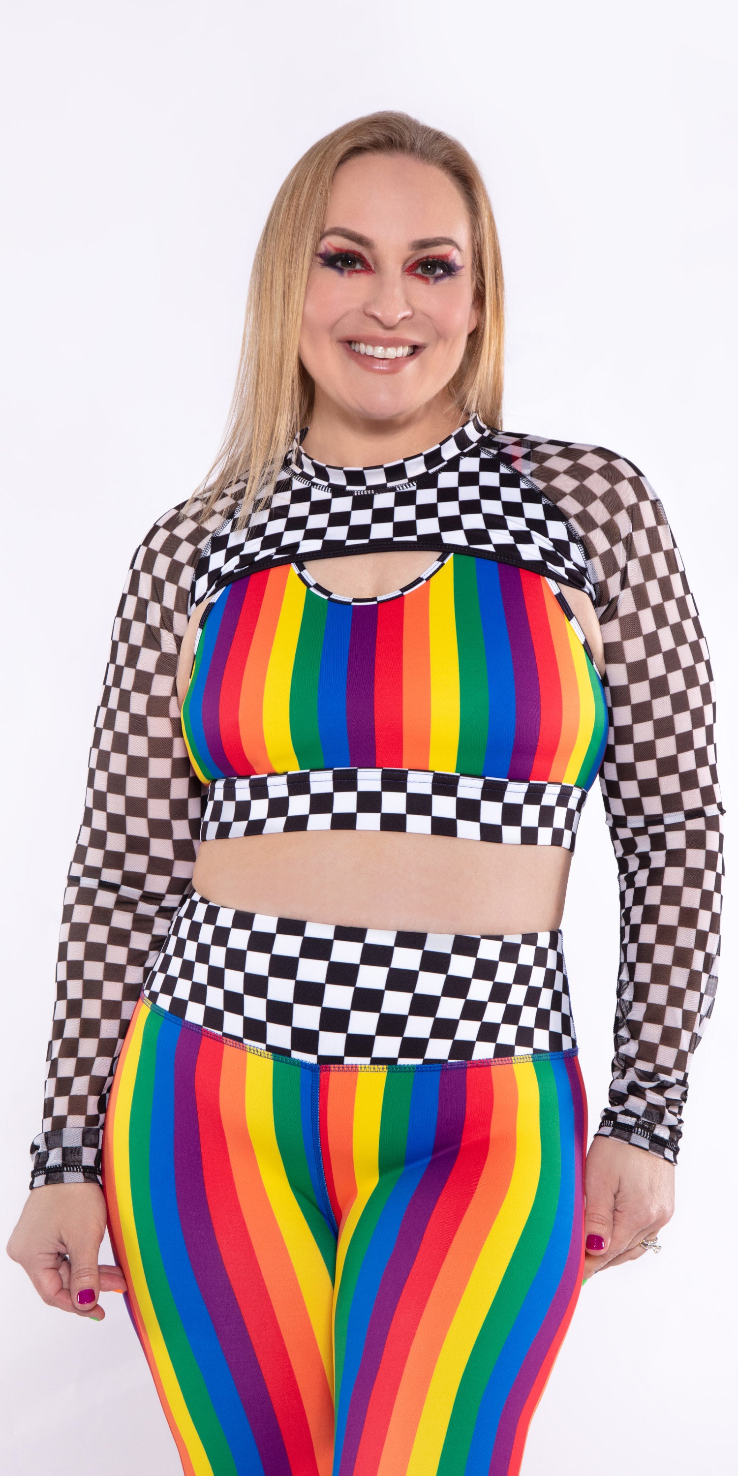Checkmate - Maxxi Crop Long-Sleeve Top | Miami Fitwear