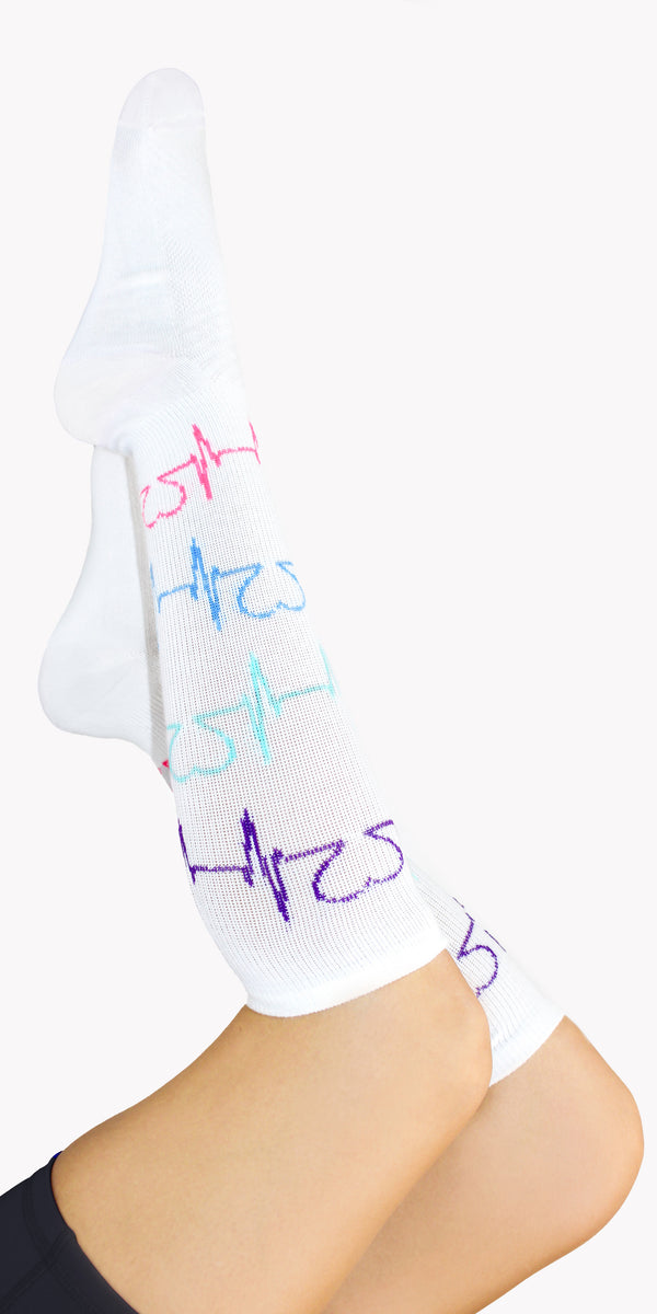 Happy Heartbeats - Women's Everyday Compression Socks (15-20mmHg)