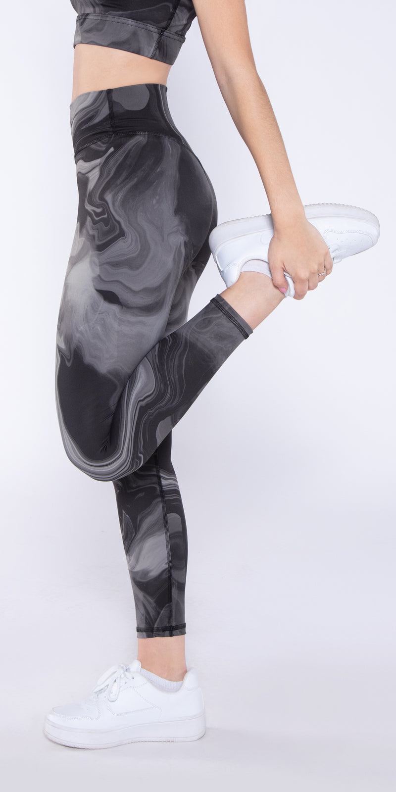 Charcoal Marble - Contour Legging