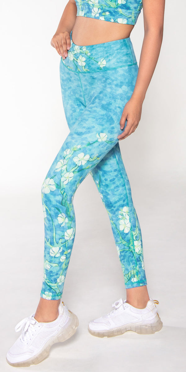 Almond Blossoms by Van Gogh - Legging [Final Sale]
