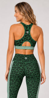 Viridian Streak - Classic Sports Bra