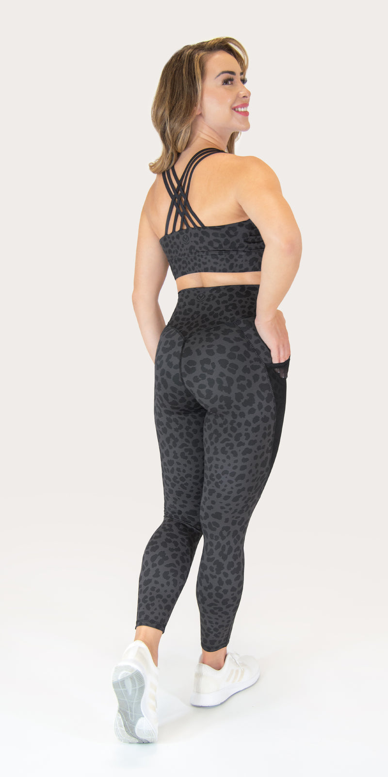 Night Leopard - Contour Pocket Legging