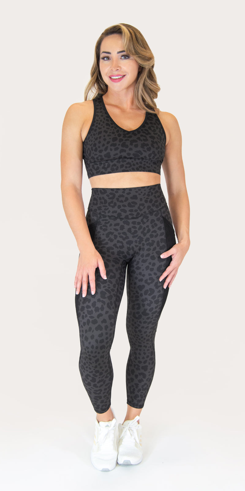 Night Leopard - Contour Pocket Legging
