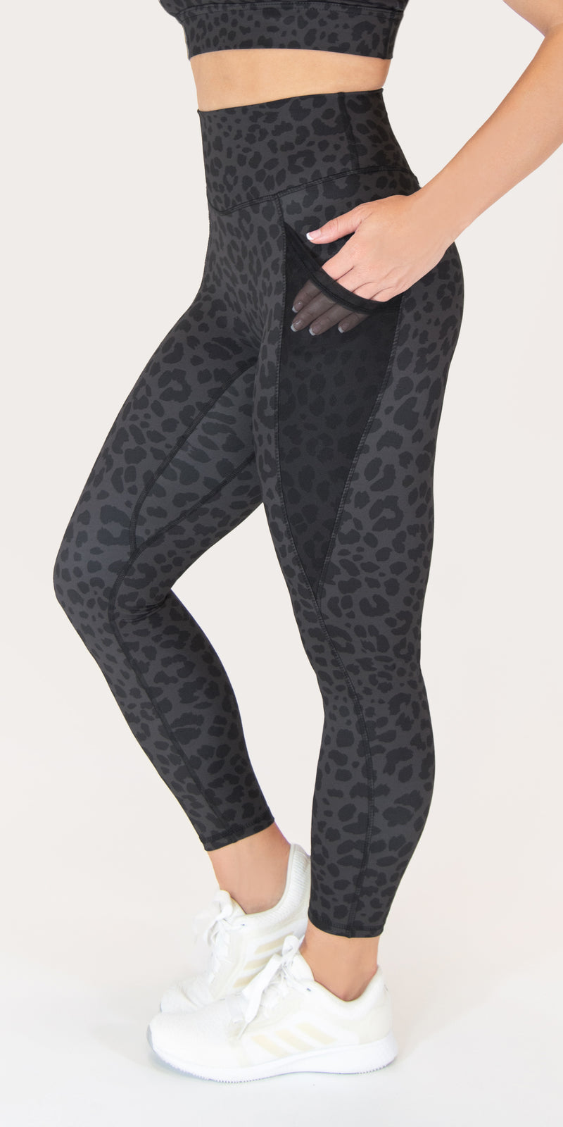 Night Leopard - Contour Pocket Legging