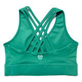 NKO Positive Energy Teal Green - Free Form Sports Bra