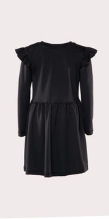 Onyx - Kids Ruffle Long Sleeve Dress [Final Sale]