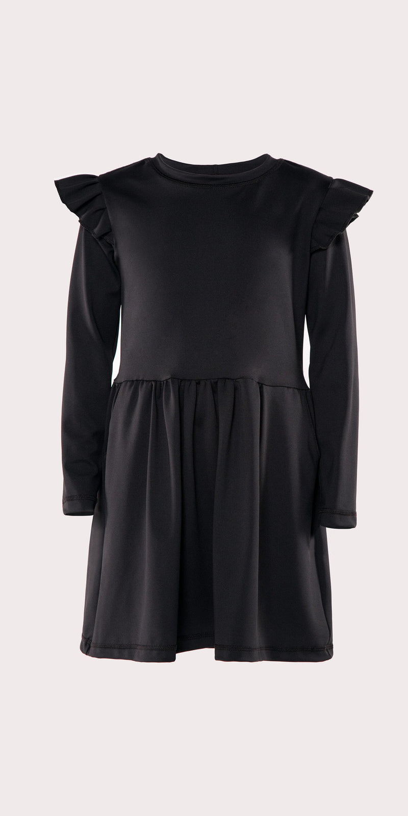 Onyx - Kids Ruffle Long Sleeve Dress [Final Sale]