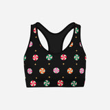 Peppermint Swirls - Classic Sports Bra