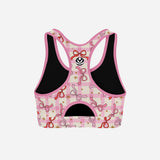Pink Ribbon Twirl - Classic Sports Bra