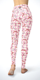 Pink Ribbon Twirl - Classic Legging