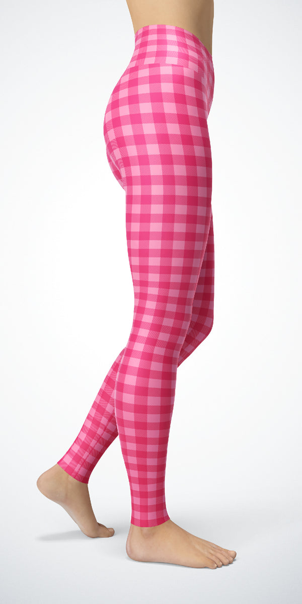 Sweet Pink Plaid - Classic Legging