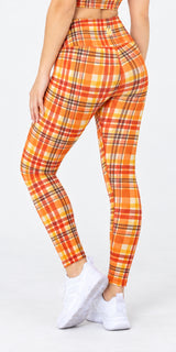 Pumpkin Plaid - Classic Legging