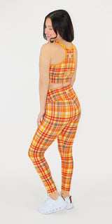 Pumpkin Plaid - Classic Legging