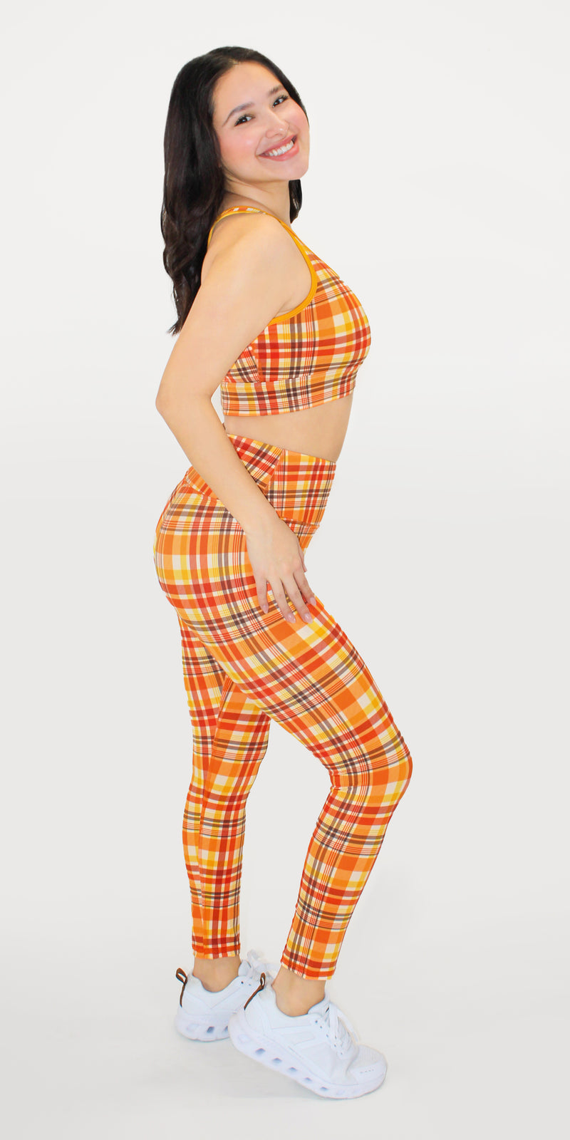 Pumpkin Plaid - Classic Legging