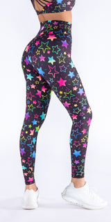 Rainbow Stars - Contour Legging [Final Sale]