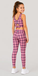 Rosewood Plaid - Kids Legging