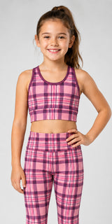 Rosewood Plaid - Kids Top
