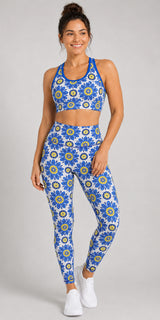 Seaside Mosaic - Contour Legging