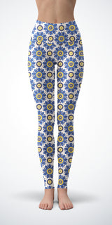 Seaside Mosaic - Contour Legging