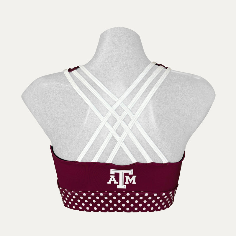 Texas A&M - Free Form Sports Bra